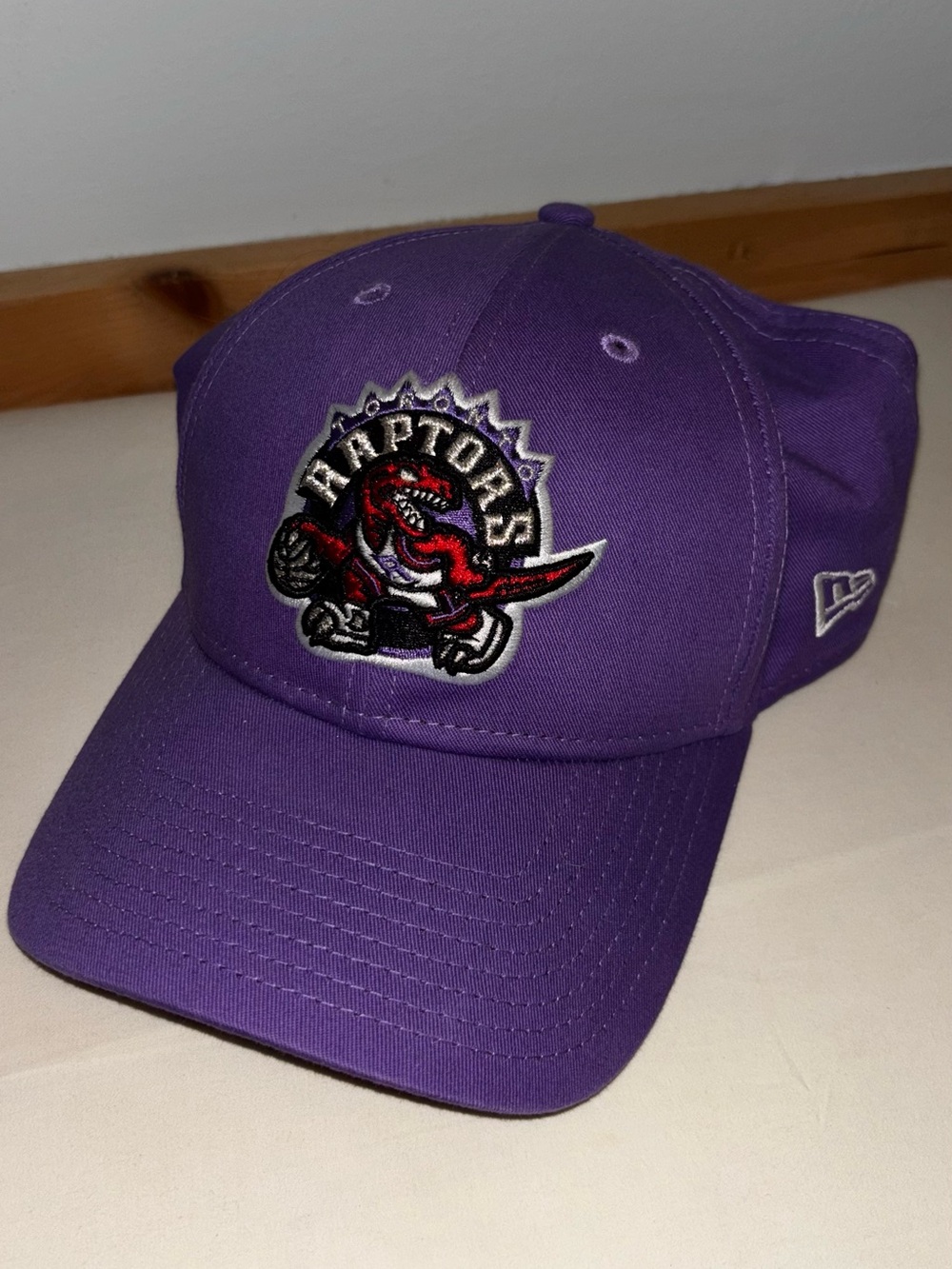 New Era Purple Raptors Cap with Embroidered Logo